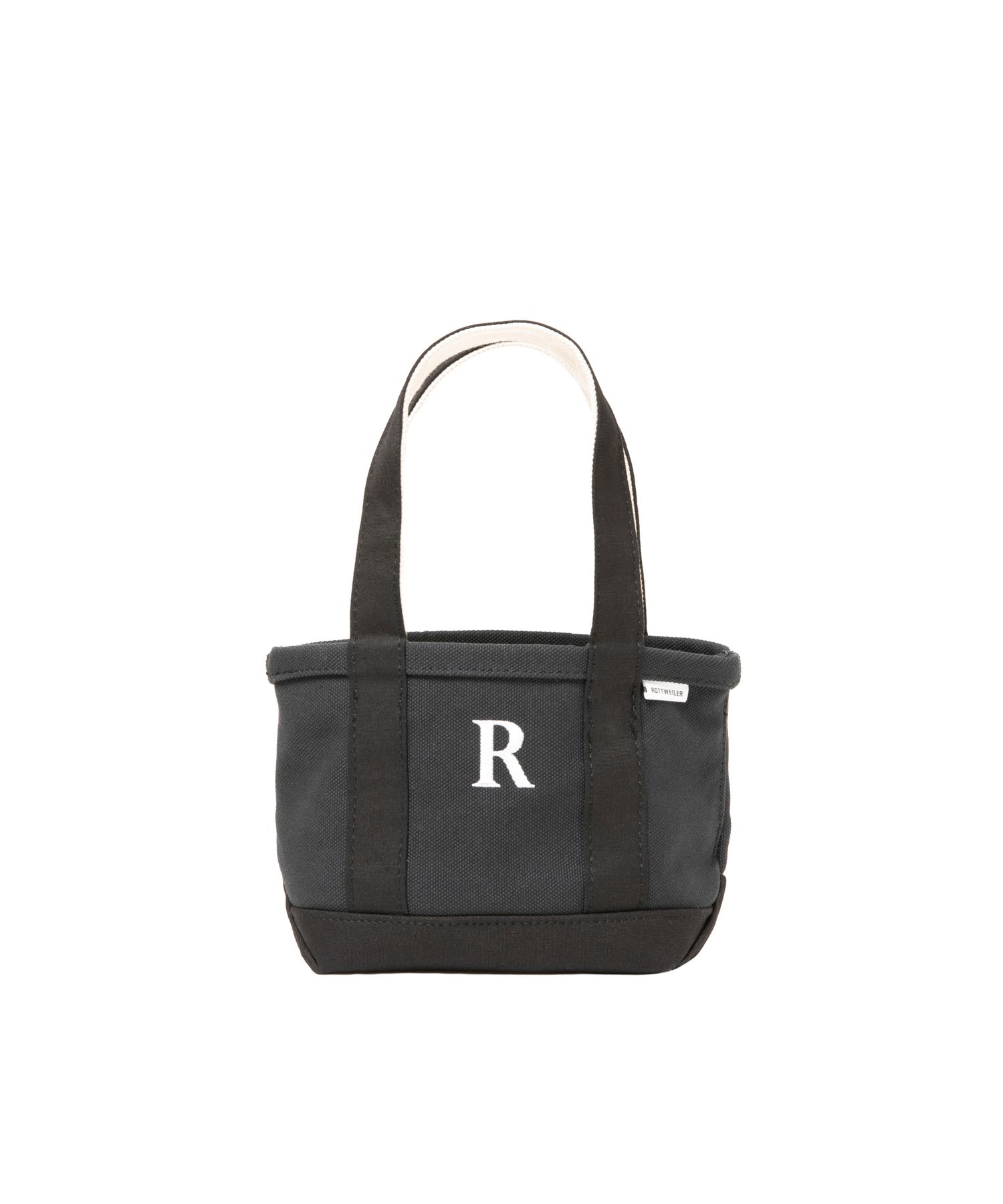 R9 SMALL TOTE BAG (BLACK) / キャンバス トート バッグ