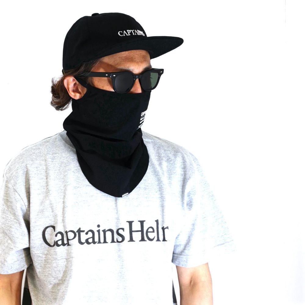 CAPTAINS HELM - D.C.U.S. TECH FACE COVER (BLACK) / テック フェイス