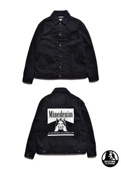 × HYSTERIC GLAMOUR Denim Jacket (BLACK) / ×ヒステリックグラマー コラボ デニム ジャケット