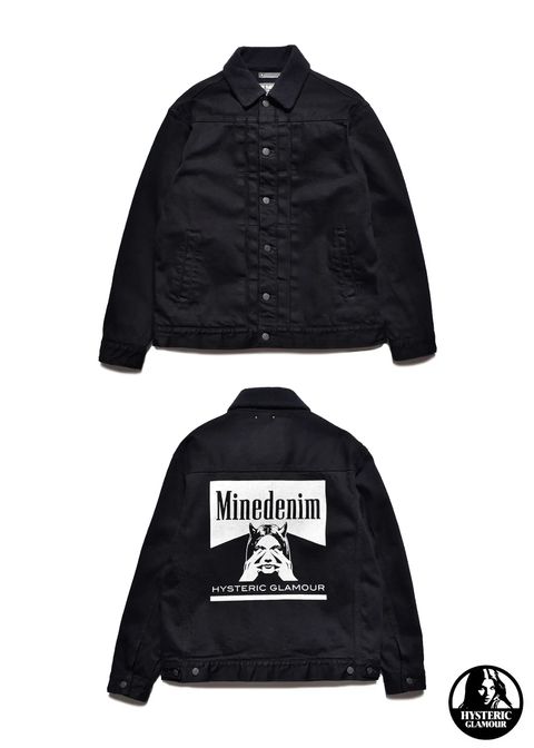 × HYSTERIC GLAMOUR Denim Jacket (BLACK) / ×ヒステリックグラマー コラボ デニム ジャケット