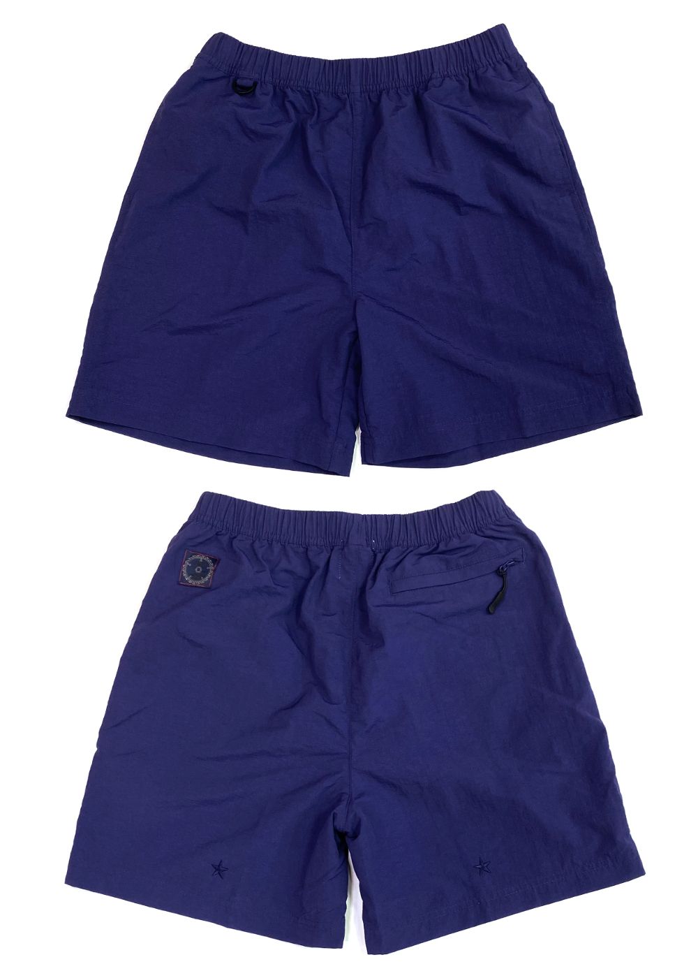 M&M CUSTOM PERFORMANCE - NYLON EASY SHORTS (INDIGO) / ナイロン