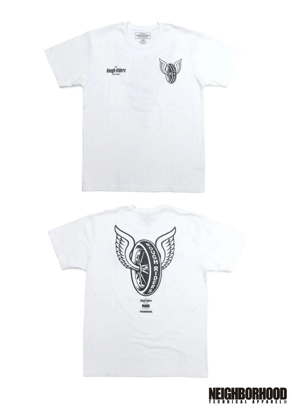 ×NEIGHBORHOOD T.R.R TEE (WHITE) / ×ネイバーフッド TOKYO ROUGH RIDERS T