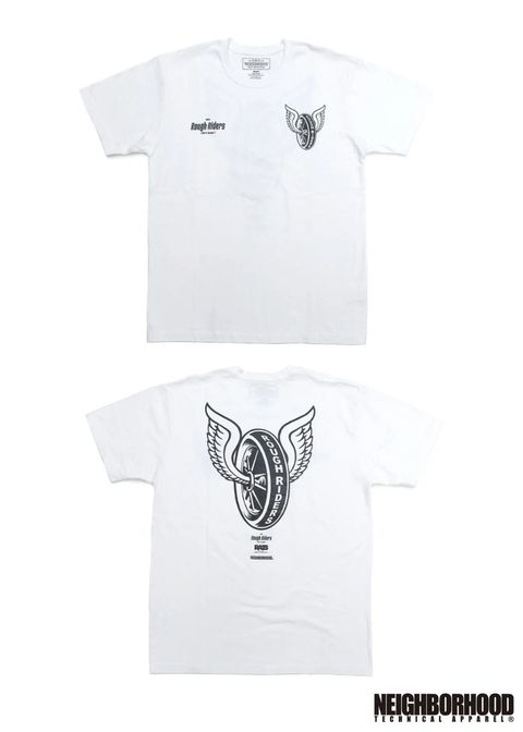 ×NEIGHBORHOOD T.R.R TEE (WHITE) / ×ネイバーフッド TOKYO ROUGH RIDERS T