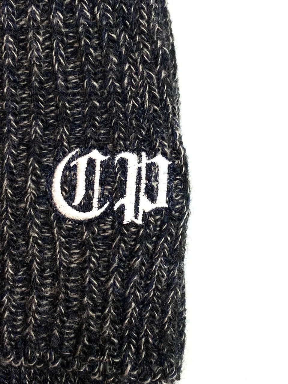 COOTIE PRODUCTIONS - Lowgauge Fingerless Knit Glove (BLACK MIX 