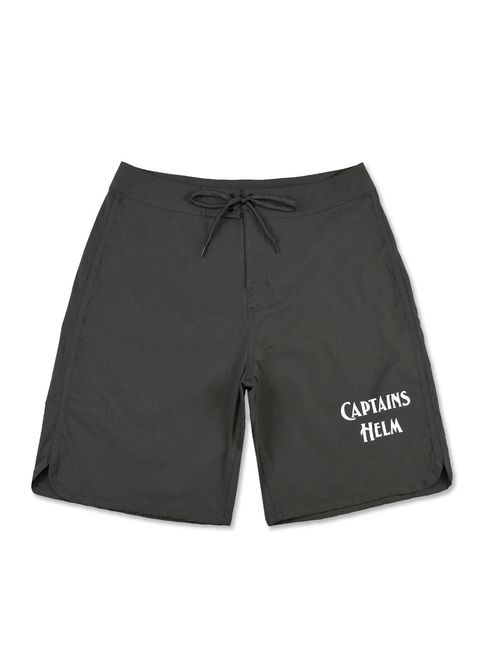 "OCEANSIDE DIVISION" HELM SURF SHORTS (D.GRAY) / ドライストレッチ サーフショーツ