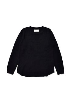 × WACKOMARIA Crew Neck Thermal (BLACK) / ワコマリア コラボサーマルカットソー