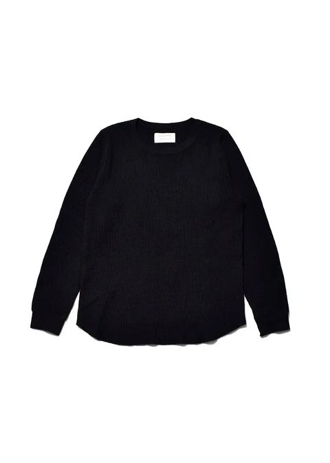 × WACKOMARIA Crew Neck Thermal (BLACK) / ワコマリア コラボサーマルカットソー
