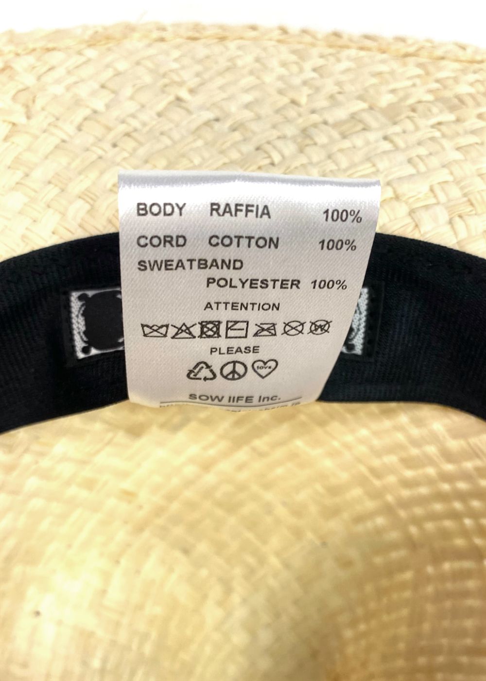 MOUNTAIN STRAW HAT (NATURAL) / ストローハット