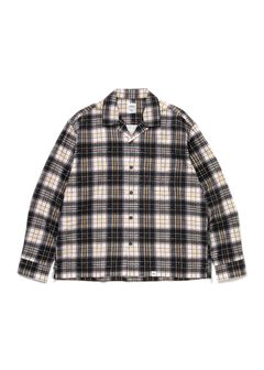 2024 AUTUMN SHIRT STYLE-BEDWIN & THE HEARTBREAKERS / L/S ORG PRINTED NEL SHIRT "RICK"