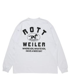 HORSE LSTEE (WHITE) / プリント Tシャツ