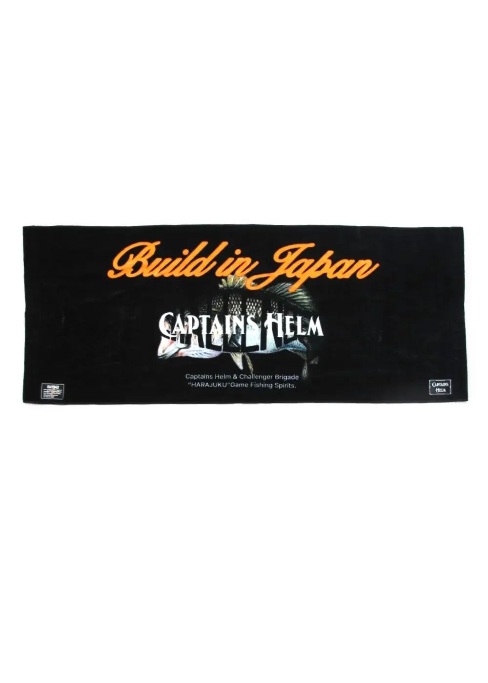 × CHALLENGER BUILT IN JP SPORTS TOWEL (BLACK) / チャレンジャー コラボスポーツタオル