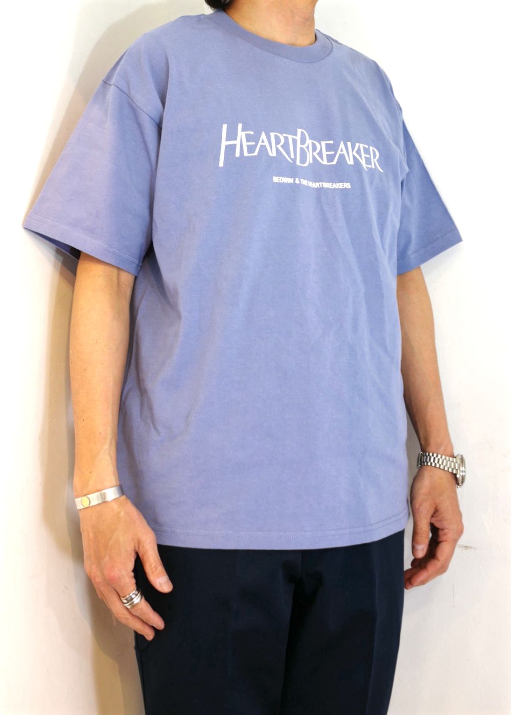 S/S PRINT TEE "HILL" (S.BLUE) / パラマウントピクチャーズ コラボ Tee