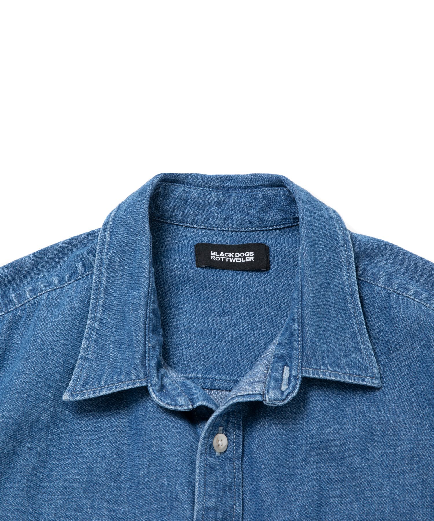 R9 WASHED DENIM SHIRT (INDIGO) / デニム シャツ
