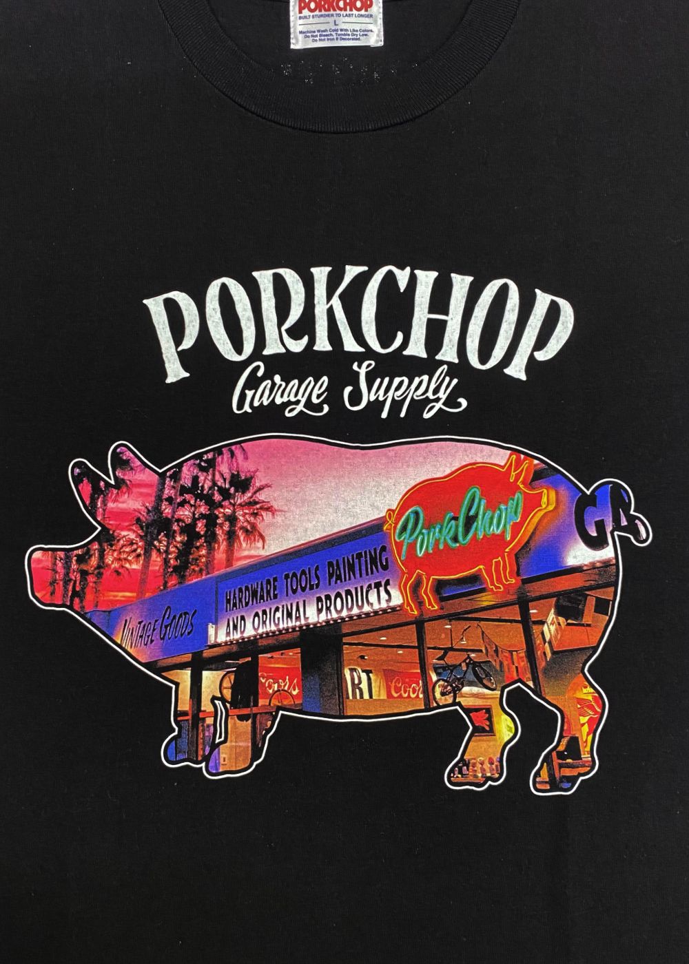 PORK STORE TEE (BLACK) / ポーク ストア Tシャツ