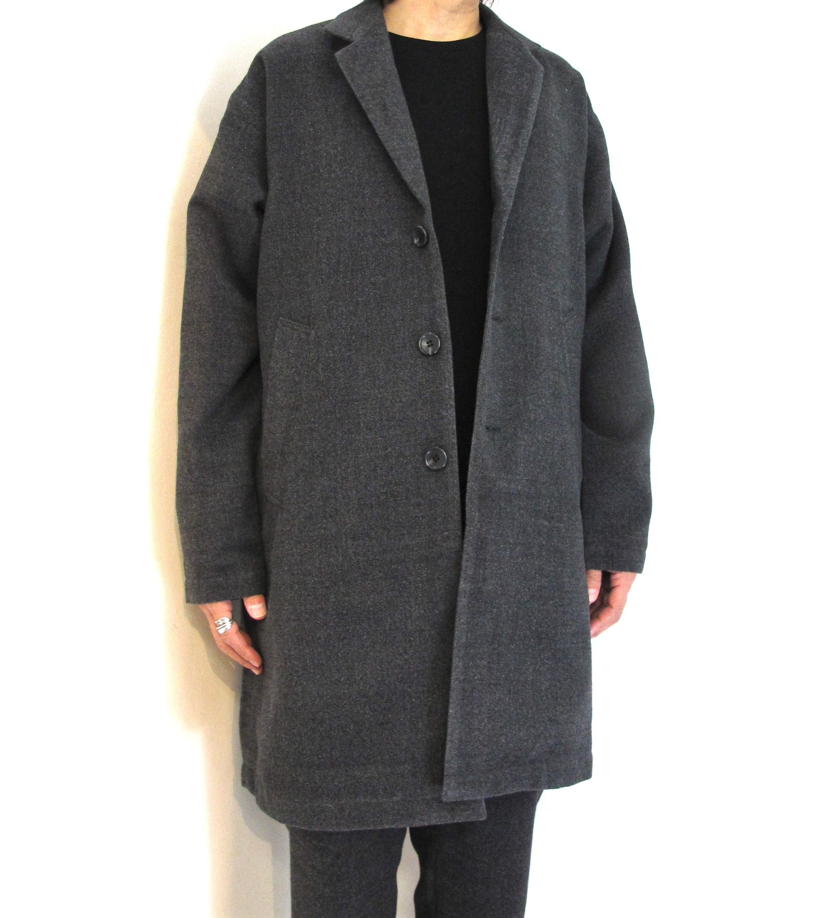 ROTTWEILER - CHESTER COAT (BLACK) / チェスターコート | LOOPHOLE