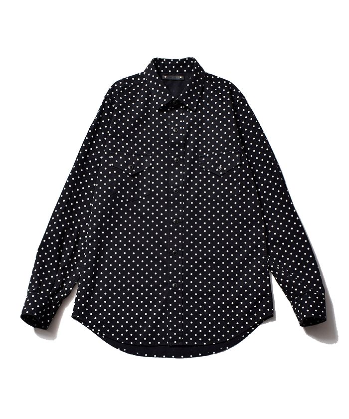 MINEDENIM - Simple Dot DENIM WESTERN SH (BLT) / ドットデニム