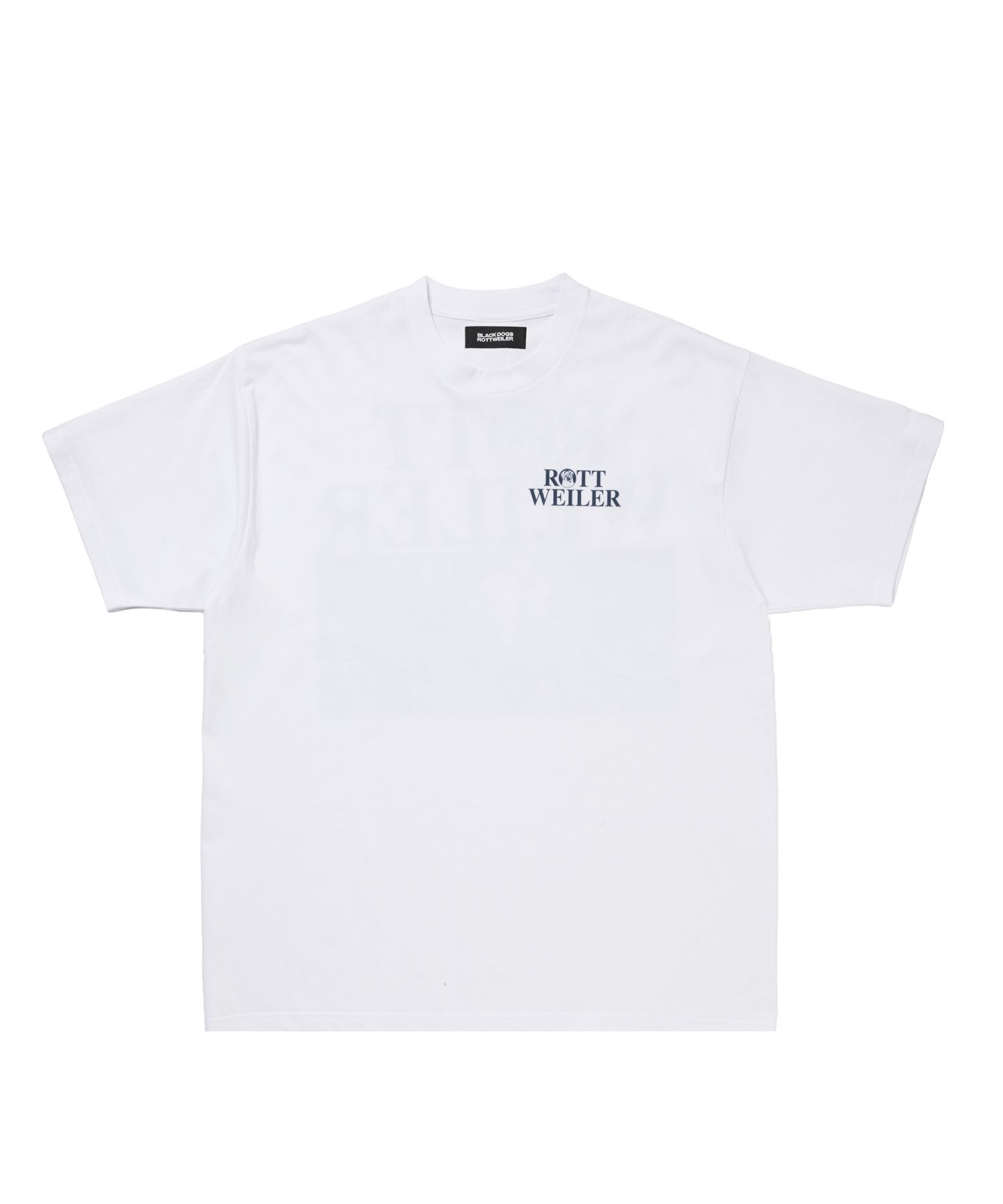 DOGRACE TEE (WHITE) / フォト プリント Tシャツ