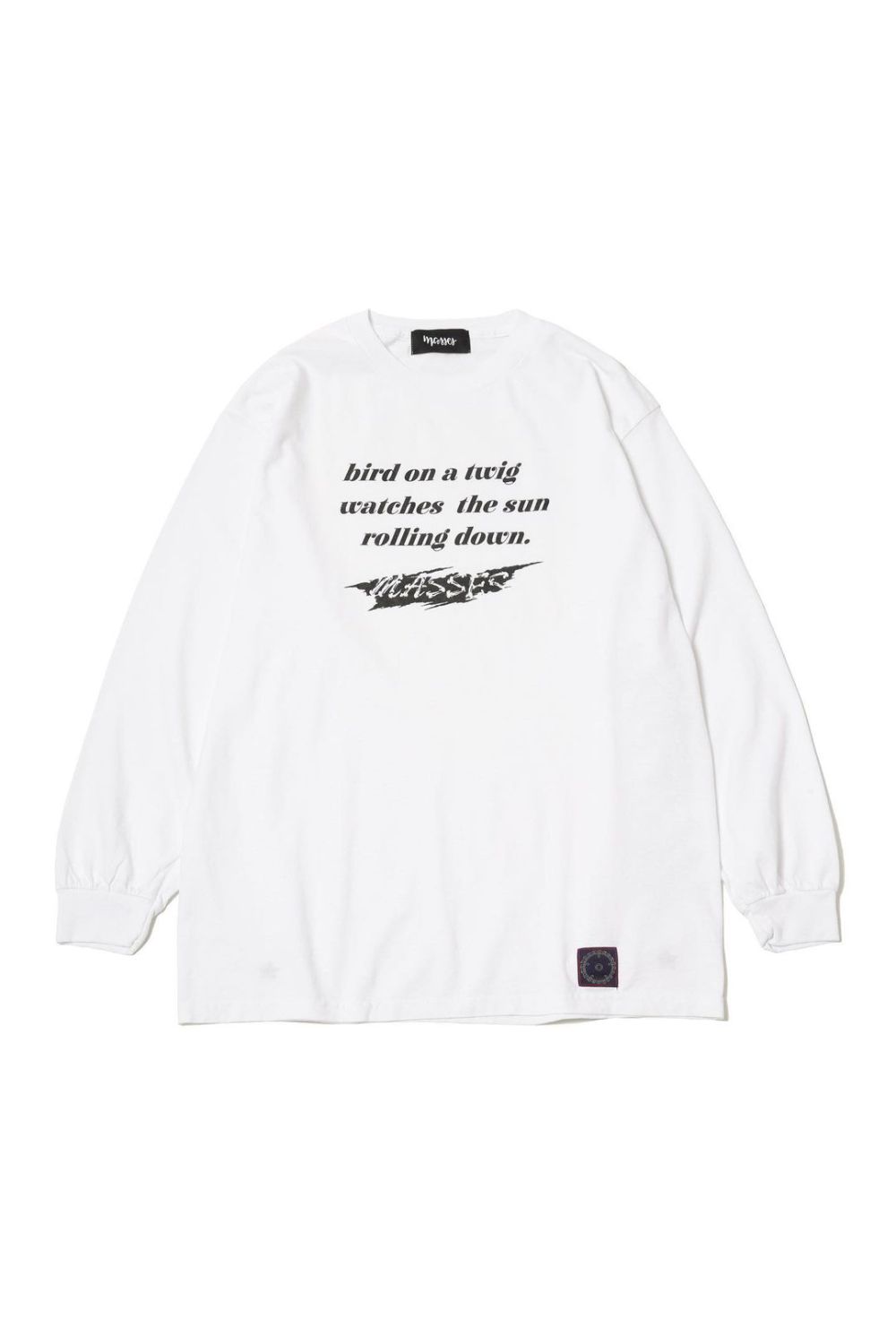 M&M CUSTOM PERFORMANCE - PRINT L/S TEE (×MASSES) (WHITE) / マシス コラボレーション  プリントロンT | LOOPHOLE