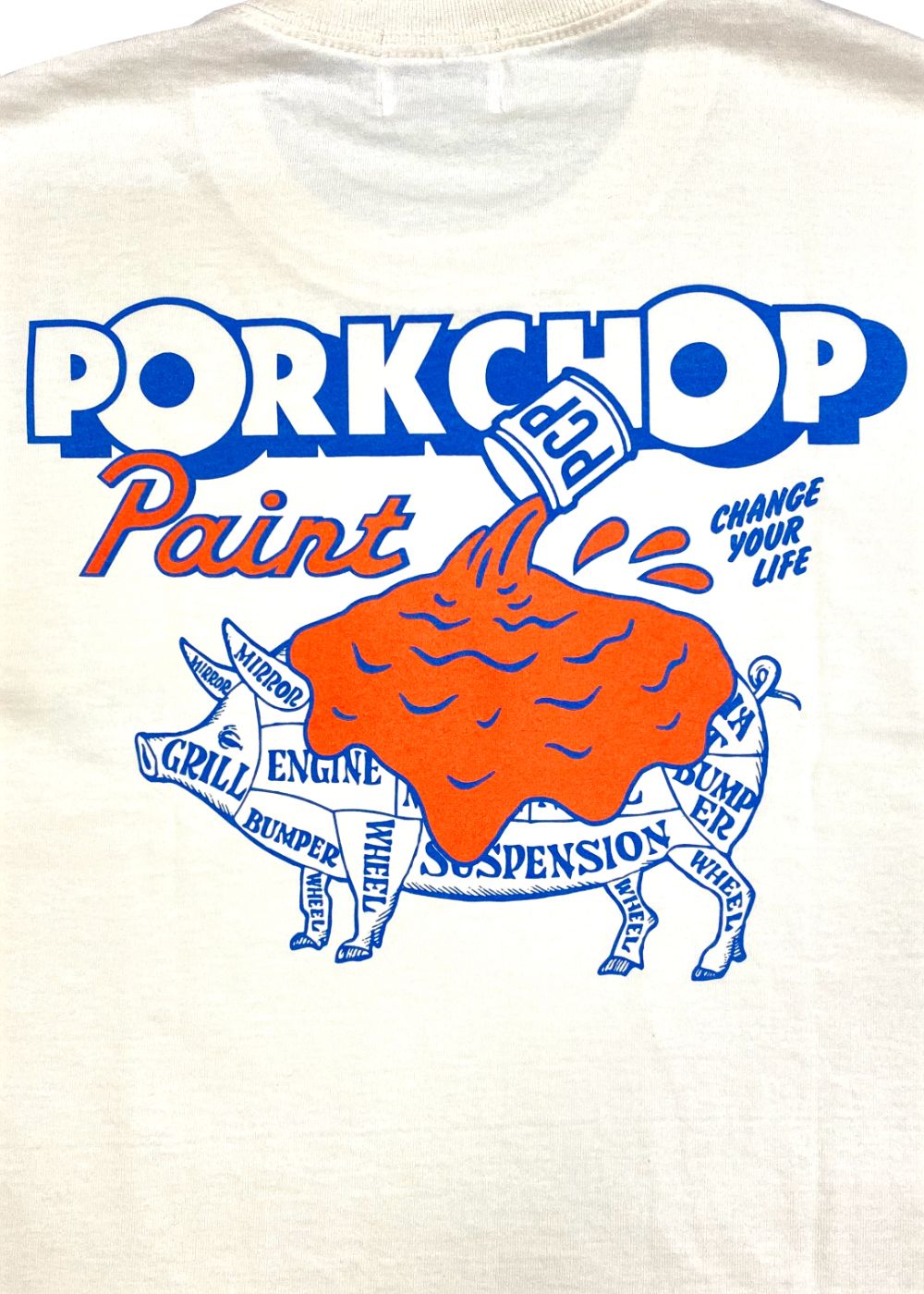 PCP PORK TEE (CREAM) / PCP ポーク Tシャツ
