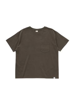 VELVA SHEEN Ex.S/S POCKET TEE "PIERCE" (CHARCOAL) / ベルバシーン コラボ ポケットTシャツ