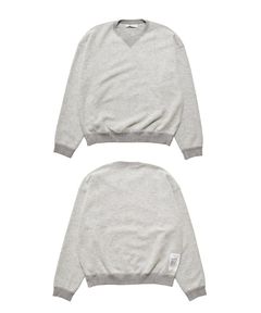 Wool Pile Crewneck Pullover (GRY) / ウール パイル スウェット