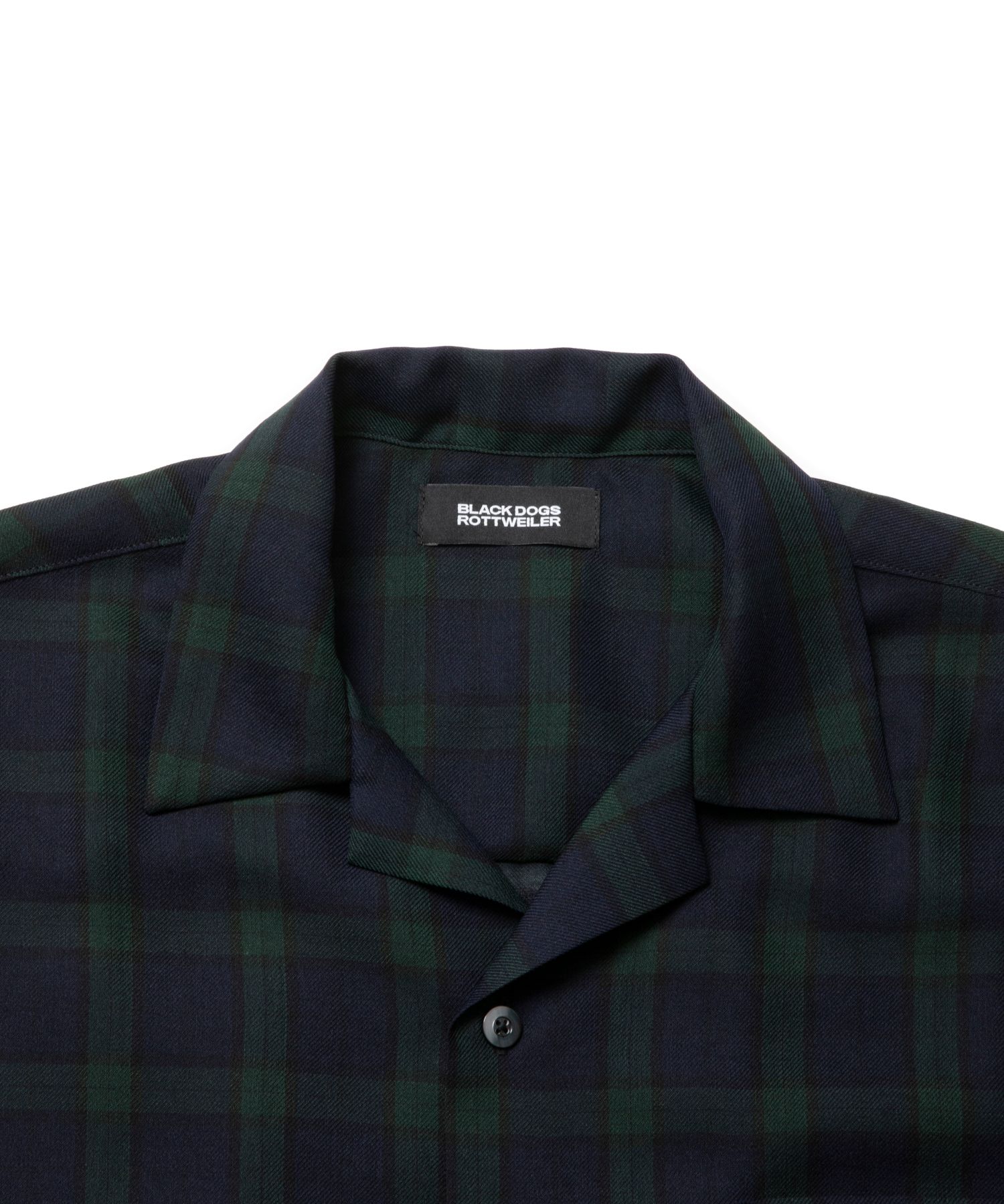 R9 VIYELLA CHECK S/S SHIRT (NAVY) / チェック オープンカラー シャツ