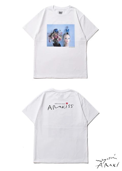 Araki Nobuyoshi×Stie-lo SANJU T-SH (WHITE) / ×荒木経惟×スティーロ コラボTシャツ