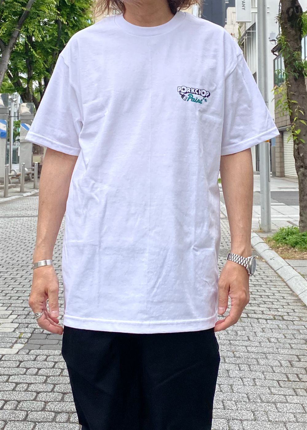 PCP PORK TEE (WHITE) / PCP ポーク Tシャツ
