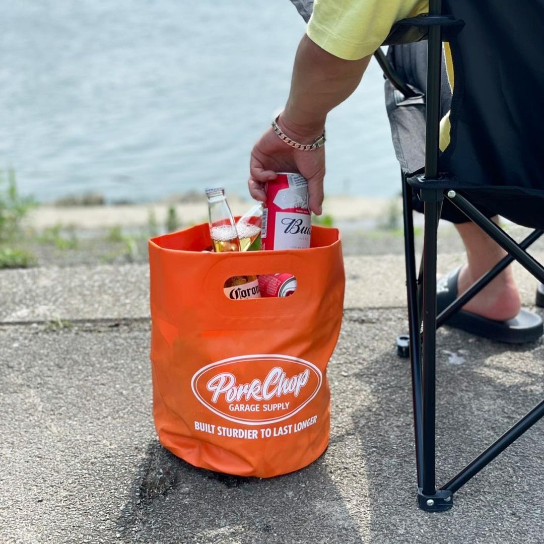FOLDING BUCKET (ORANGE) / ホールディング バケット