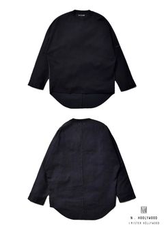 ×N.HOOLYWOOD BD.Discharge Glen Check NHW LS TSH (BLACK) / ×Nハリウッド コラボ 切り替えカットソー