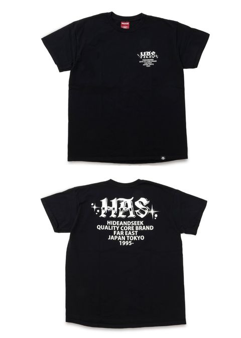 N.L.U. S/S Tee (Back) (BLACK) /  プリントTee (バック)