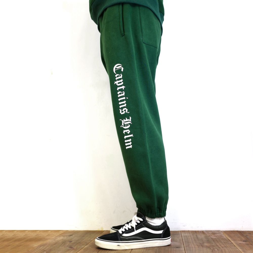 CAPTAINS HELM - HELM LOCAL SWEAT PANTS (FOREST GREEN) / オリジナル 
