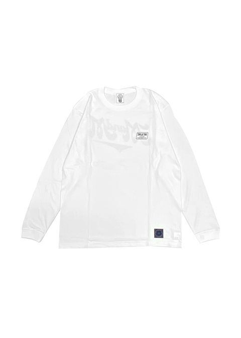 【ラスト1点】Print L/S Tee (WHITE) / プリント ロンT