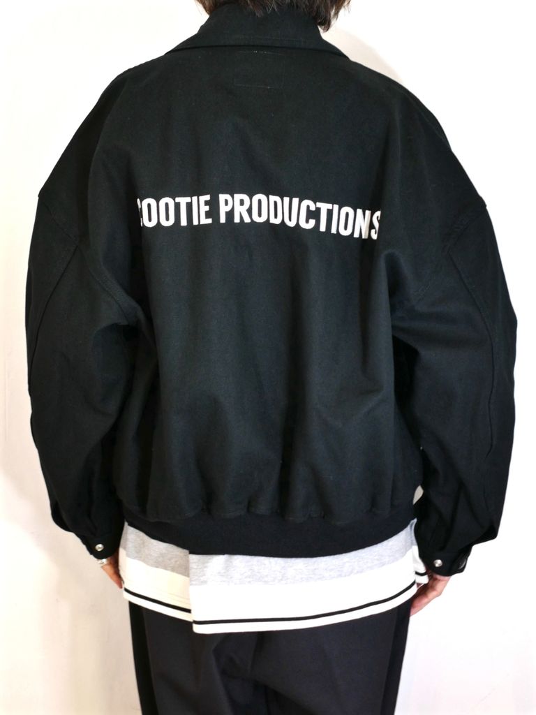 COOTIE PRODUCTIONS - Cotton OX Award Jacket (BLACK) / ロゴ刺繍 