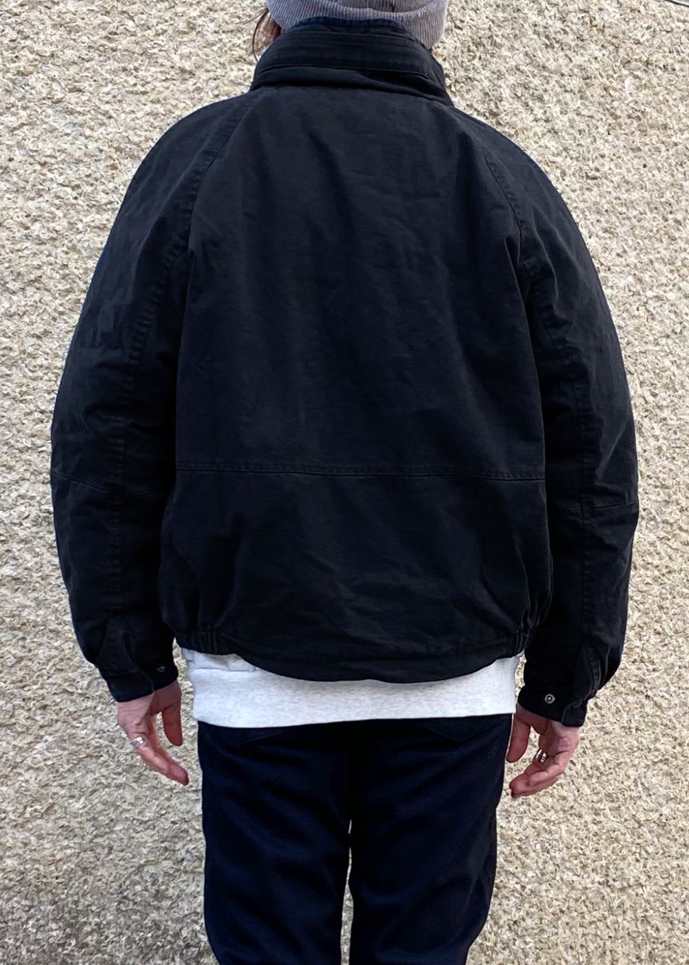Washed Sailing Jacket (BLACK) / オリジナル セーリング ジャケット