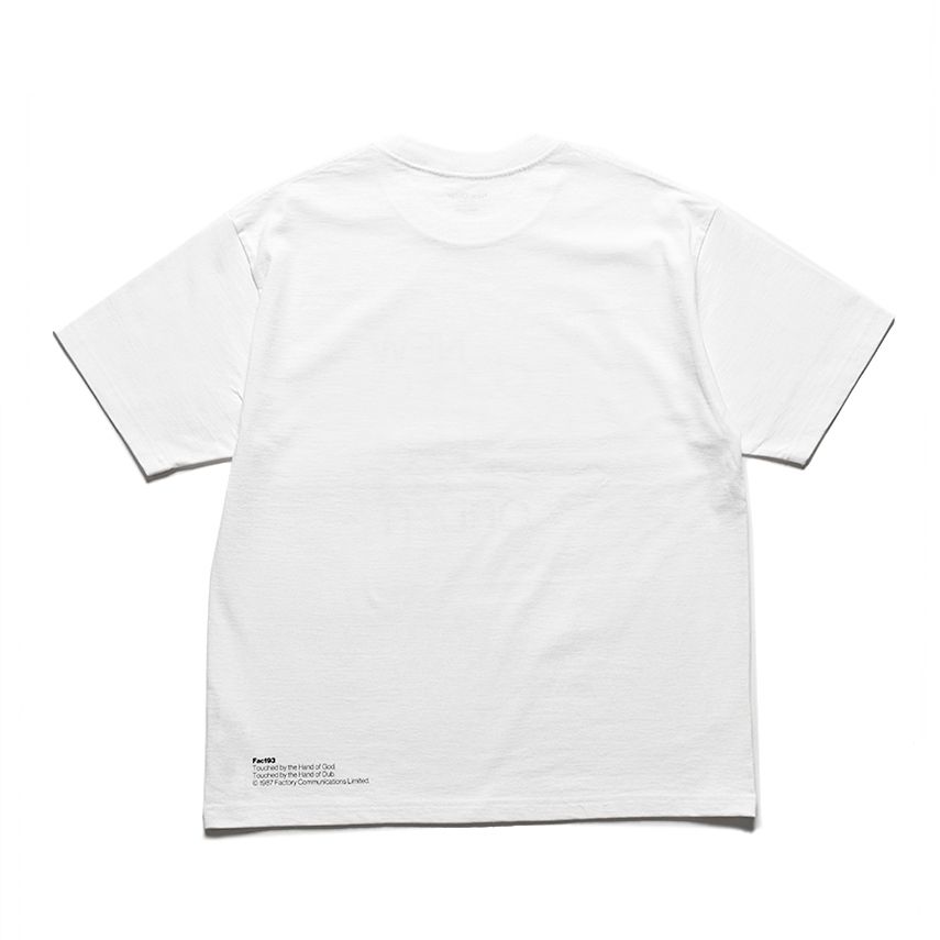 New Ordar "TOUCHED BY THE HAND OF GOD" Crewneck T-SH (WHITE) / ニューオーダー コラボ Tシャツ