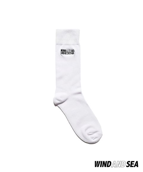 【ラスト1点】×WDS Sox (WHITE) / ウィンダンシー コラボ ソックス
