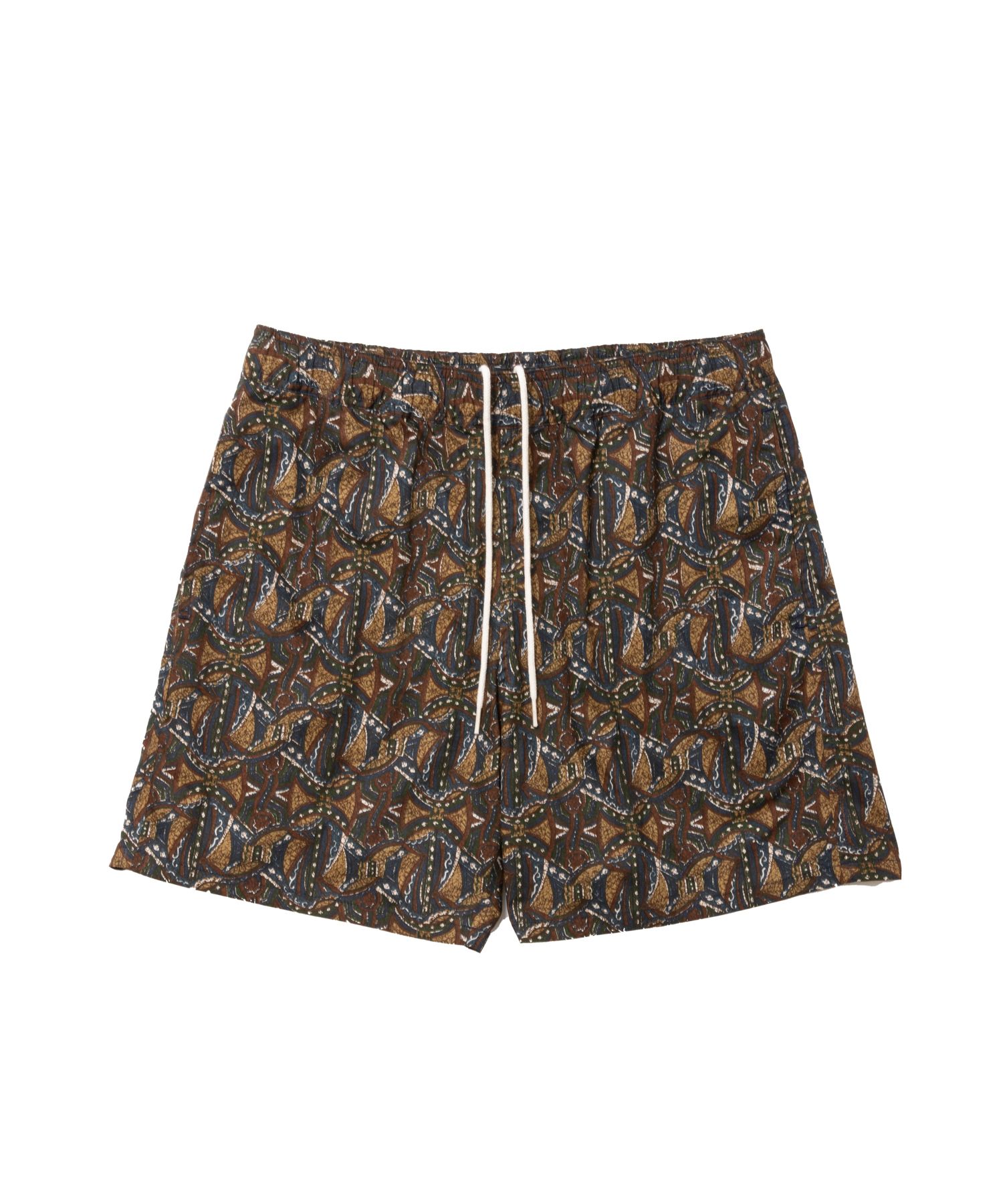 R9 PATTERNED SHORTS (NAVY) / アフリカンパターン イージーショーツ