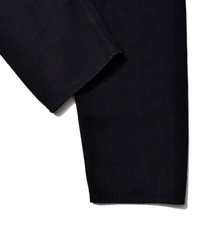WTNB.Wide Work PS (BLACK) / 渡辺康裕 コラボレーション ワイドデニムパンツ