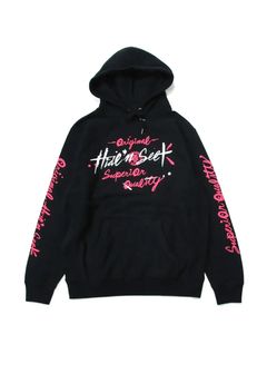 ×TENDERLOIN HOODED SWEATSHIRT-1 (BLACK) / テンダーロイン コラボスウェットパーカー