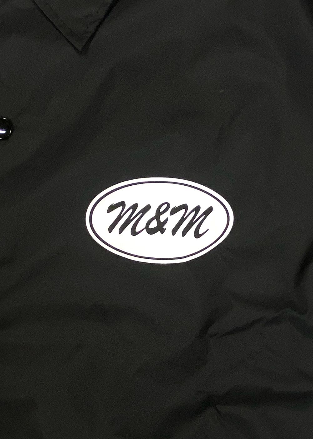 Coach Jacket (BLACK) / プリント コーチジャケット
