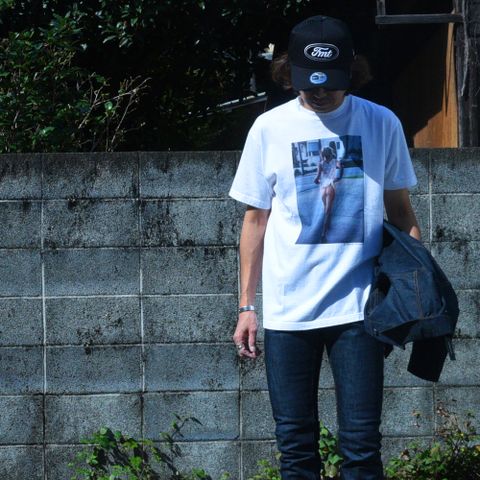 王道デニムセットアップ。
