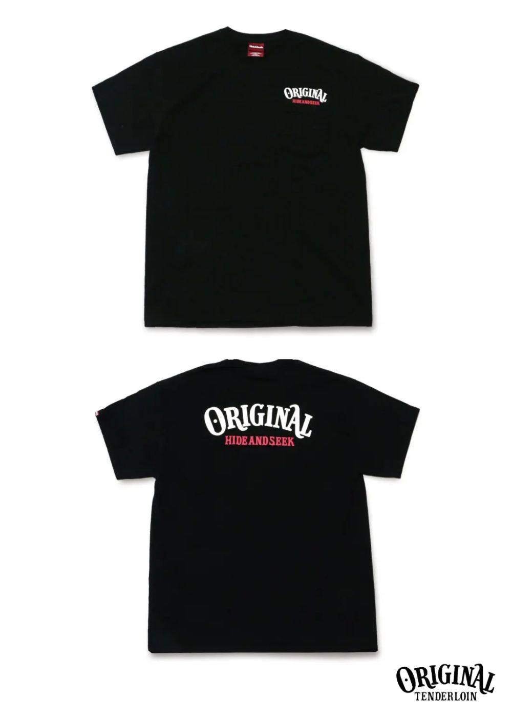 ×TENDERLOIN POCKET S/S TEE (BLACK) / テンダーロイン コラボポケットT
