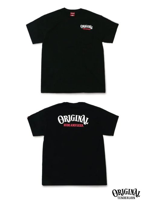 ×TENDERLOIN POCKET S/S TEE (BLACK) / テンダーロイン コラボポケットT