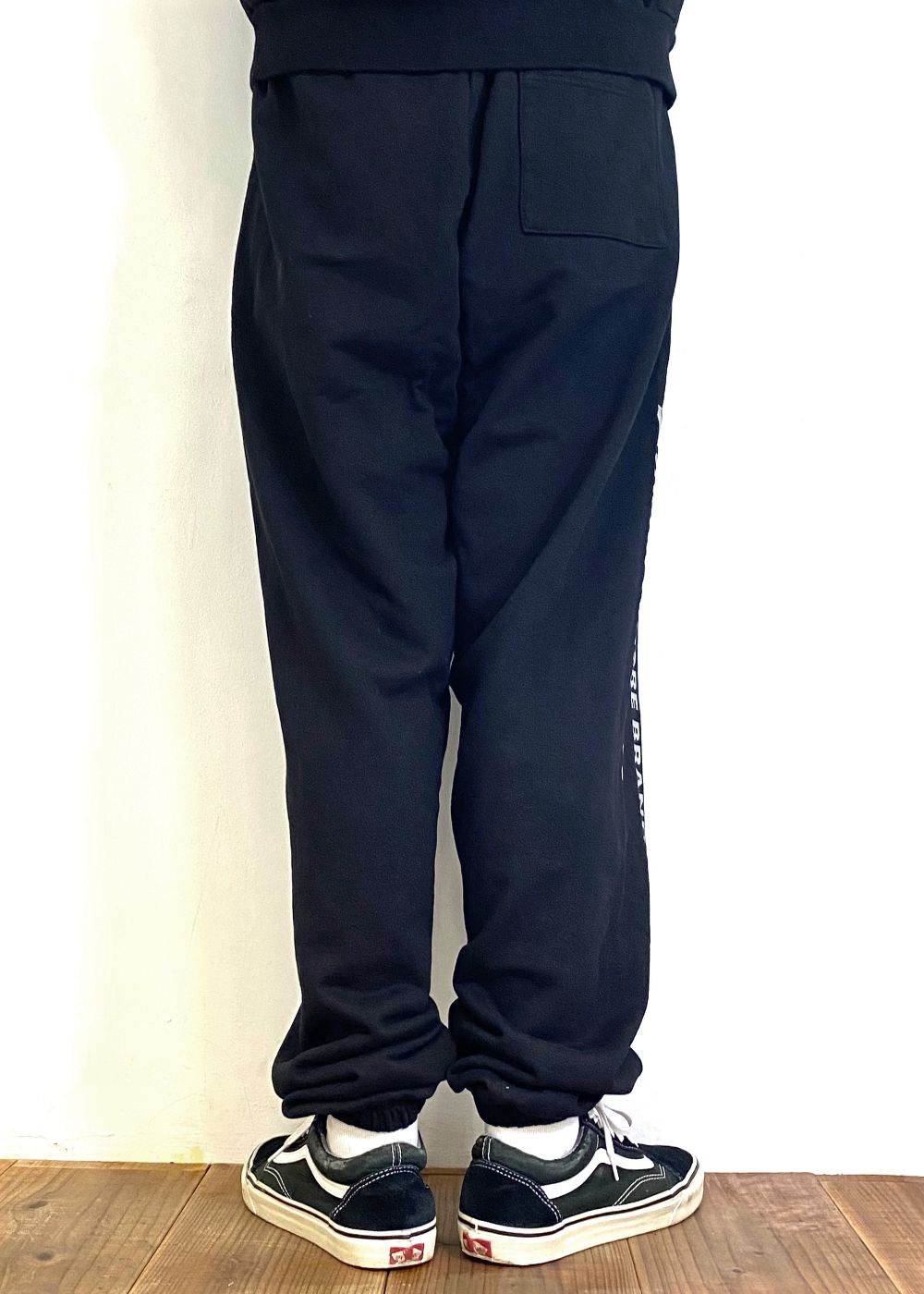 【ラスト1点】H&S Sweat Pant (BLACK) / オリジナル セットアップスウェットパンツ / セットアップ可能