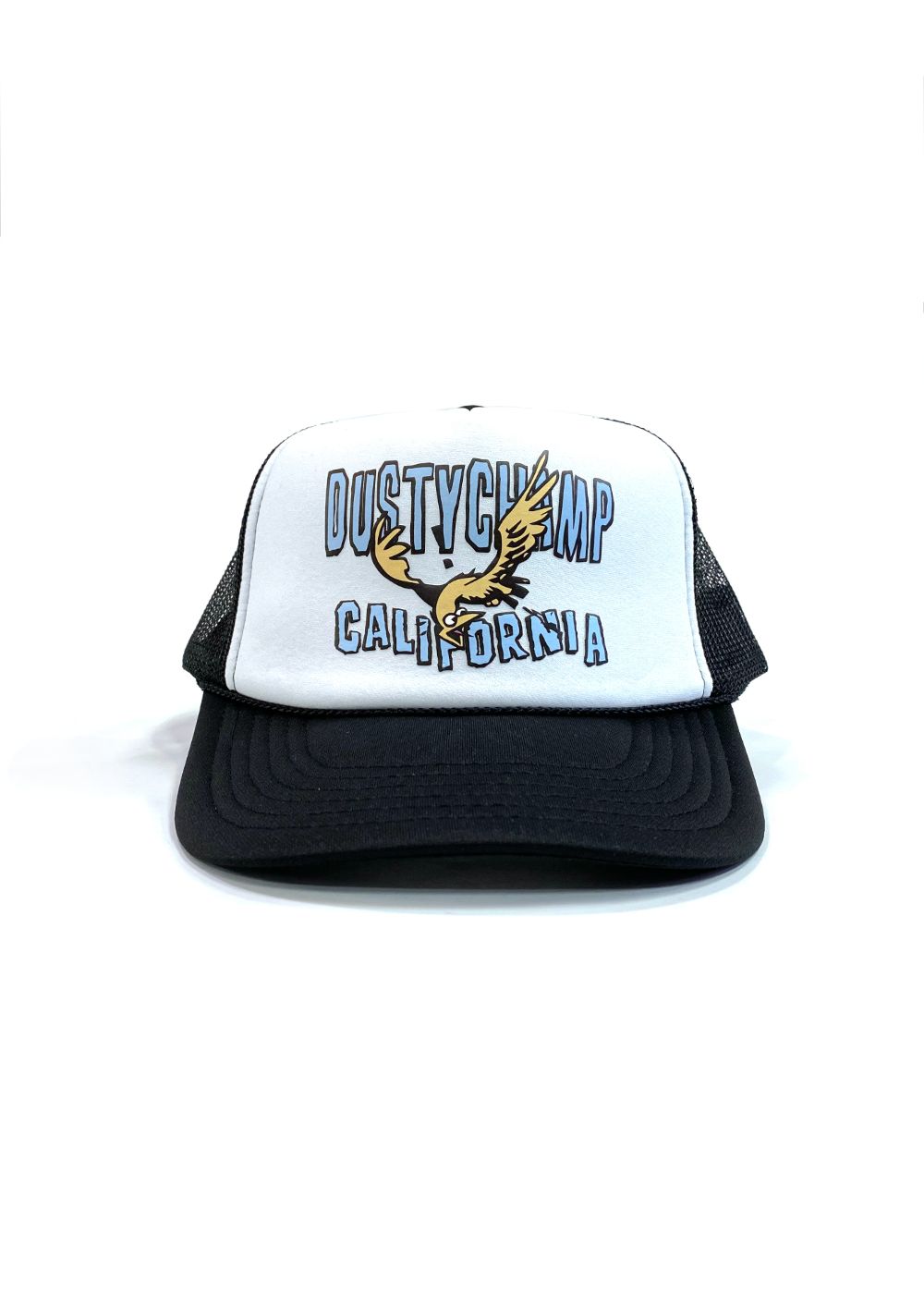 DUSTYCHAMP × DamianFulton MESH CAP (BLACK/WHITE) / ダスティーチャンプ × ダミアンフルトン コラボ メッシュキャップ