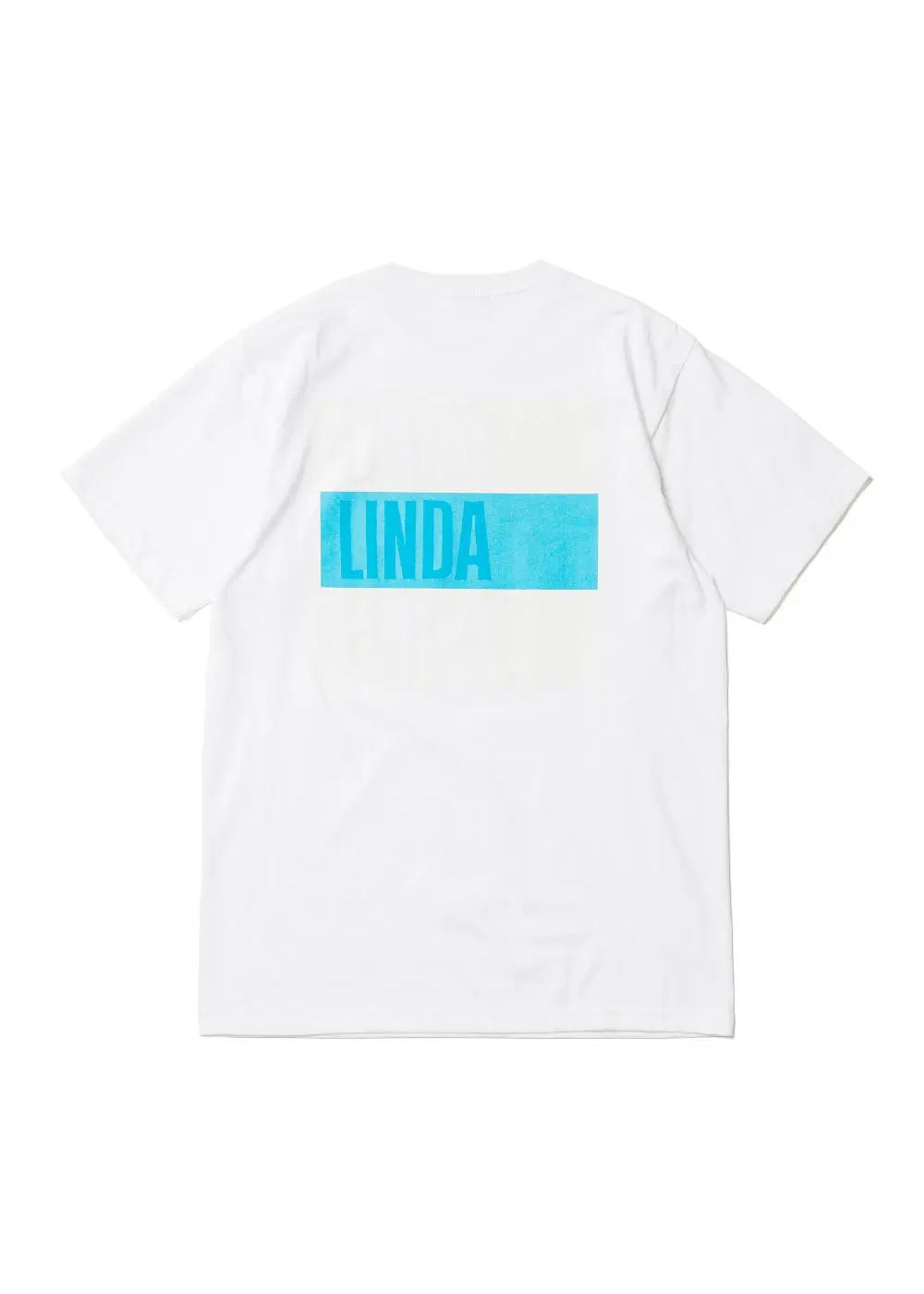 ×F-LAGSTUF-F "LINDA" TEE (WHITE) / ×フラグスタフ コラボレーションT