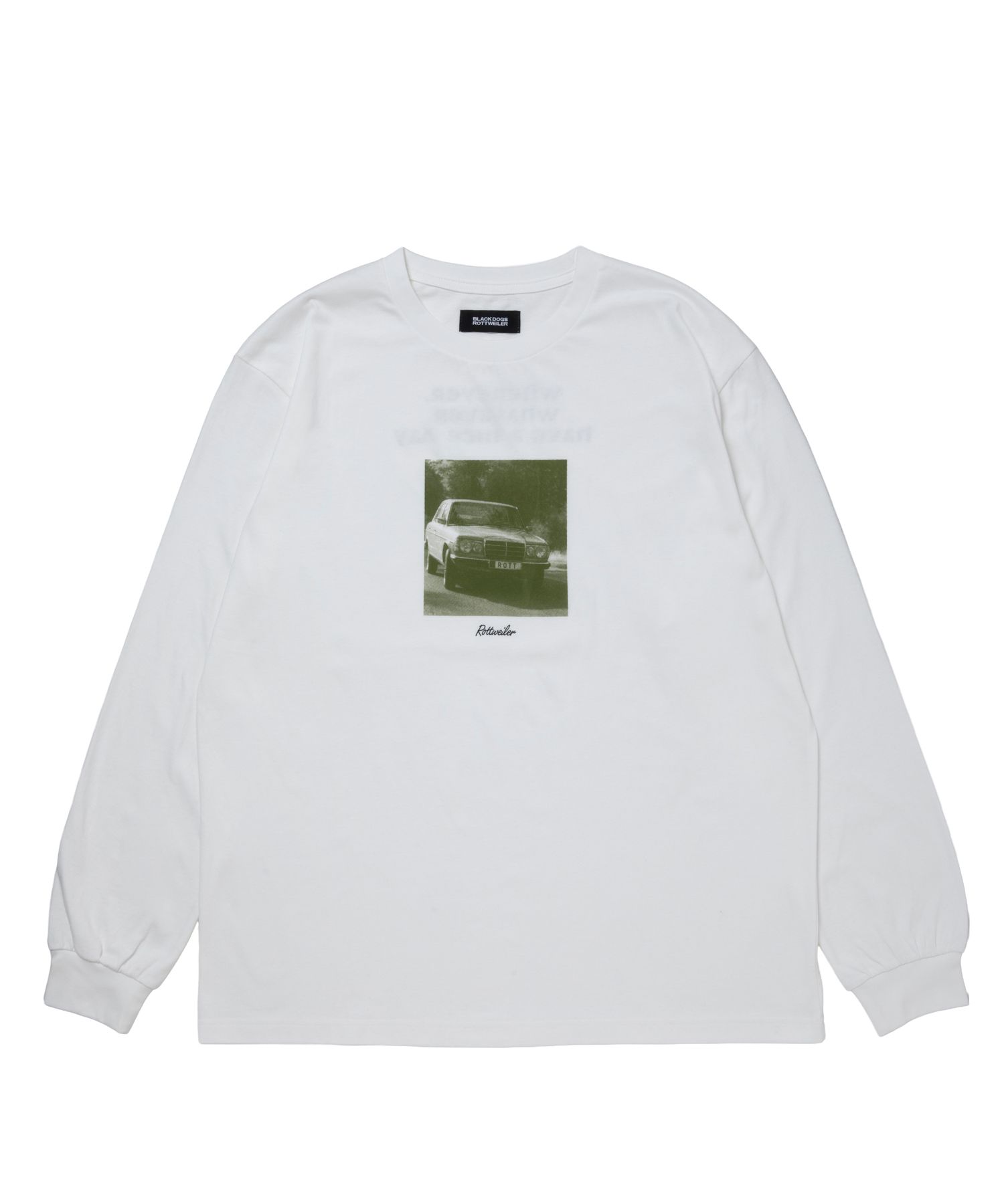 R9 PHOTO LS TEE (WHITE) /  オリジナル フォトプリント Tシャツ