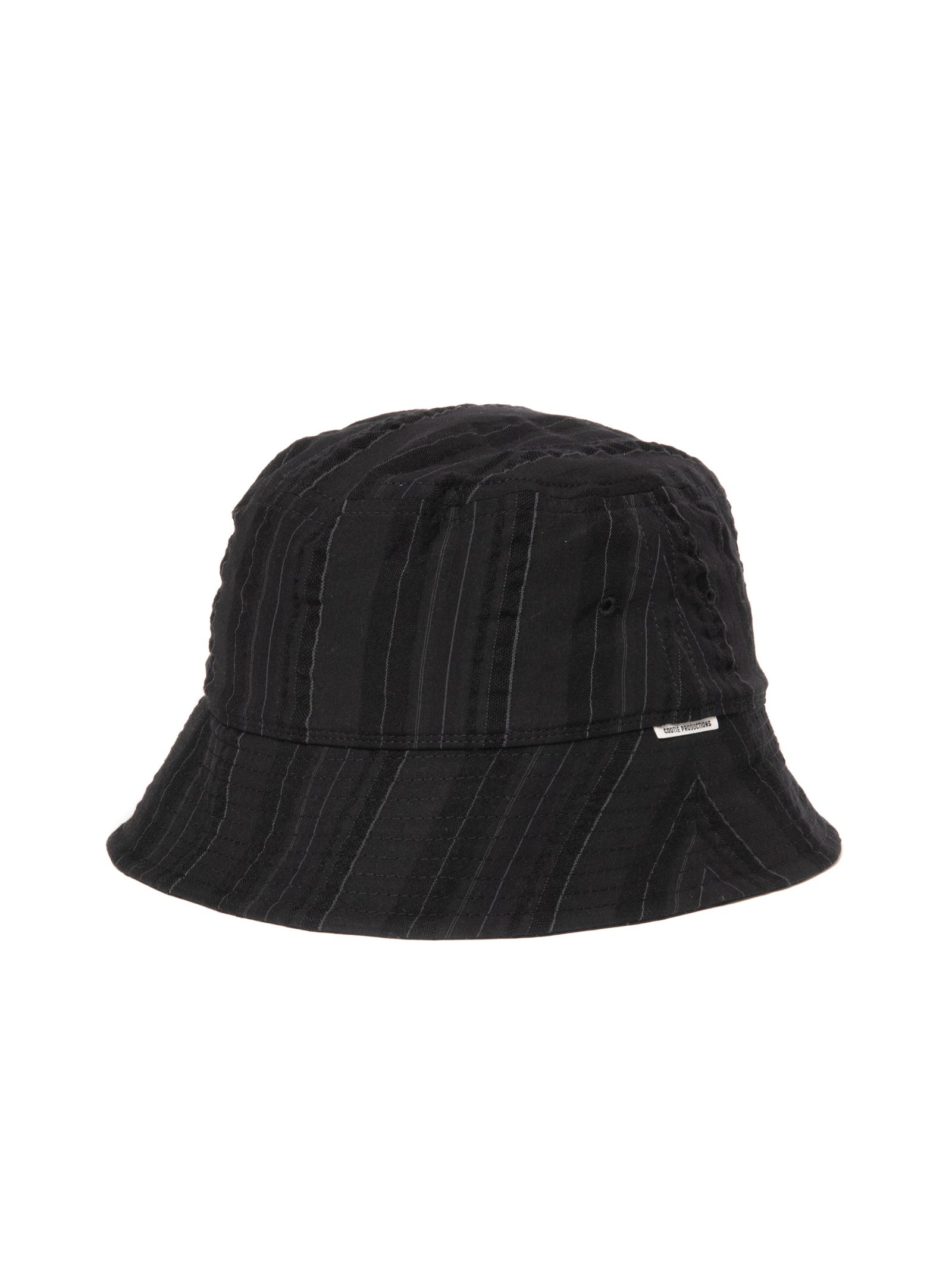 COOTIE PRODUCTIONS - Stripe Sucker Cloth Bucket Hat (BLACK