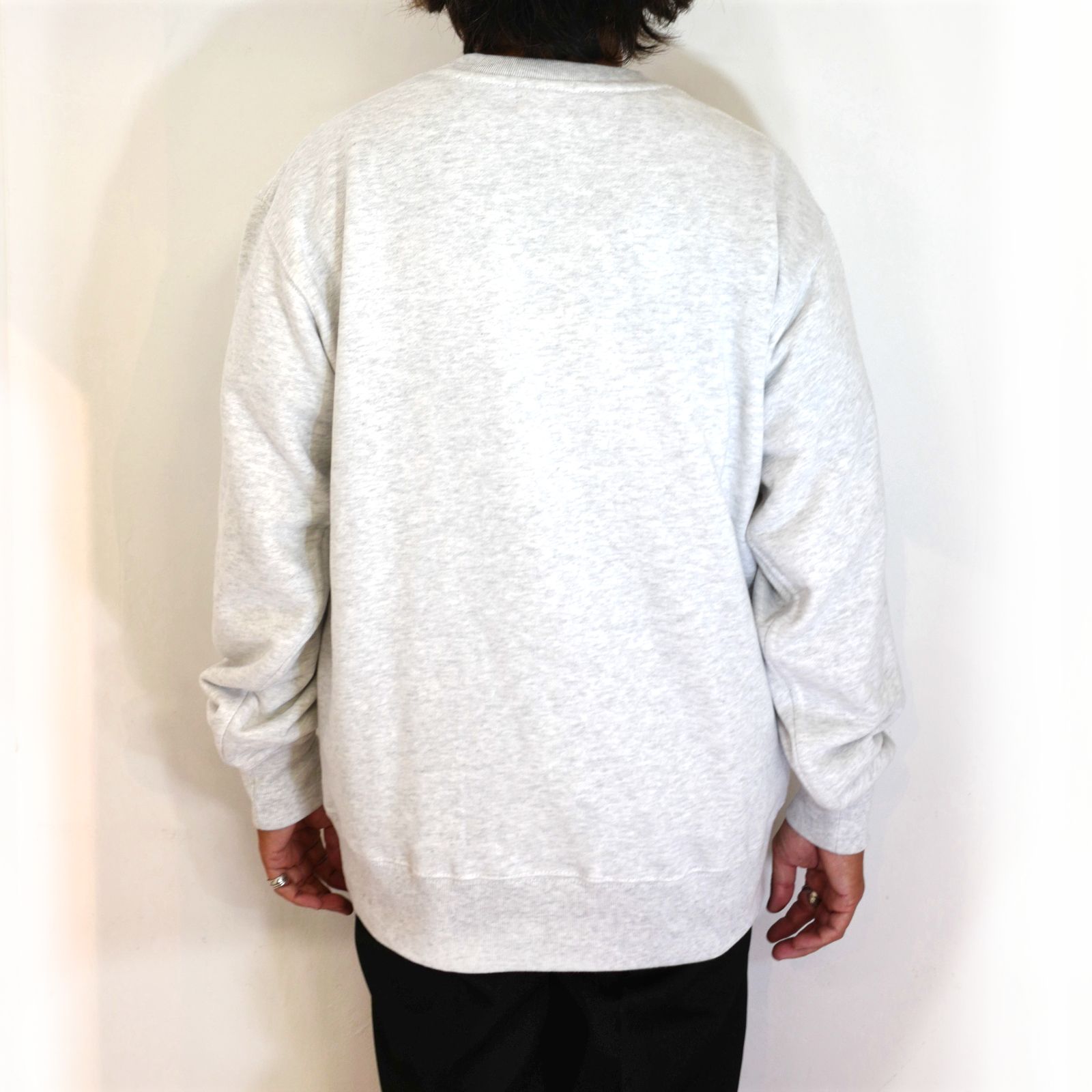 PORKCHOP GARAGE SUPPLY - MASA SCULP SWEAT B (ASH